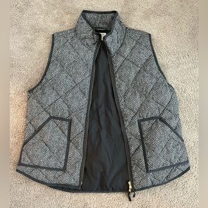 J Crew Women’s Herringbone Vest Size XL
